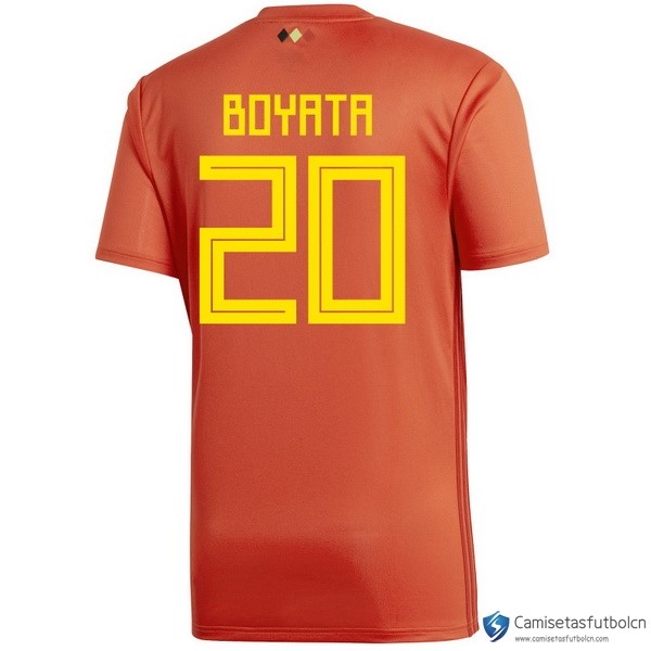 Camiseta Seleccion Belgica Primera equipo Boyata 2018 Rojo